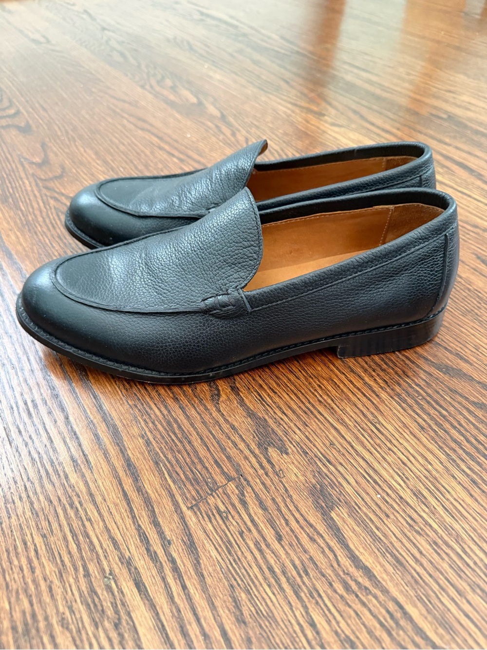 J. Crew Ludlow Venetian Black Pebbled Leather Loafers